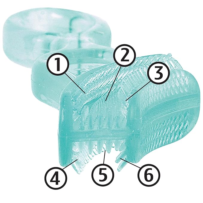 Brilliant Baby’s First Toothbrush & Teether - Dentist Recommended, Freezer-Safe Silicone for Ages 4+ Months, Teething Relief + Dental Care, Dishwasher Safe, Blue