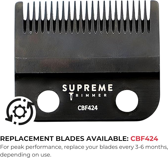 Supreme Trimmer 2-in-1 Pro Clipper Lite & T-Shaper Combo | Professional ST5210 Beard Trimmer STC5000 Hair Clipper Barber Kit | Gold