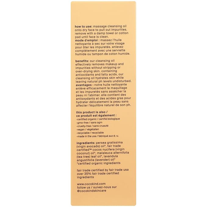 Cocokind Organic Facial Cleansing Oil