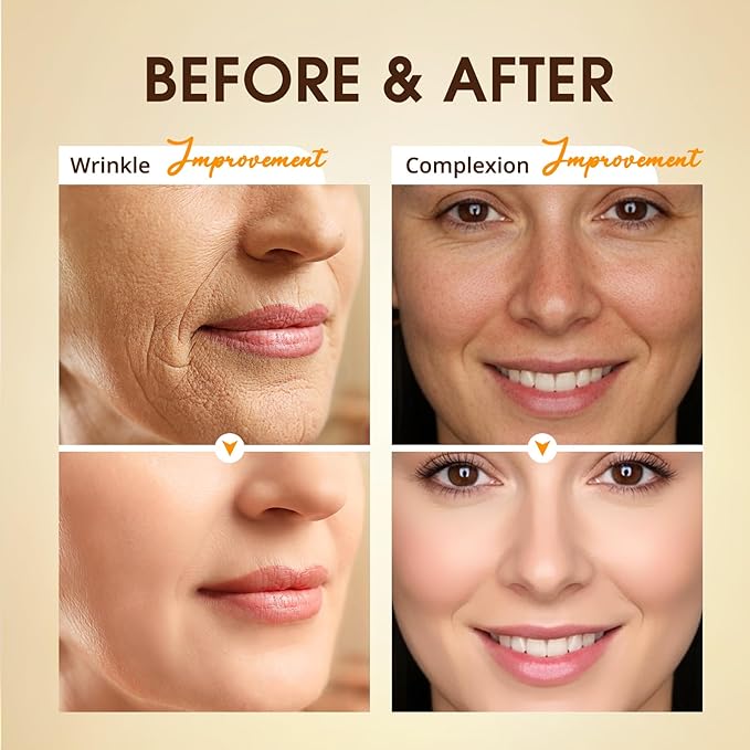 Retinol Collagen Serum for Face: Anti Aging &Anti Wrinkle Repair Peptide Serum with Hyaluronic Acid to Boost Hydration- Day/Night Facial Firming Neck Plump Skin Care for Women/Men(1.70 Fl Oz)