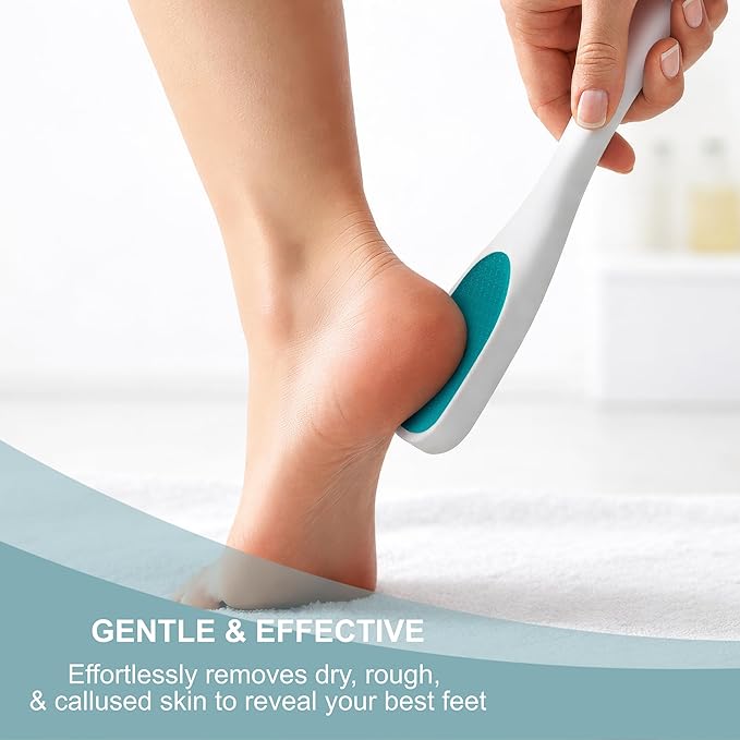 Trim Neat Feet Foot Care Implements Nano Glass Foot File, Hard Skin Remover for Feet, Manual Scraper, Callus Remover, Removes Dead Skin, Smooth Foot Health, Durable Pedicure Tool, Wet Or Dry, 1 Count