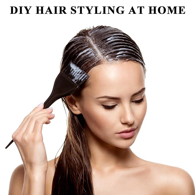 6Pcs Hair Coloring Dye Brush, Hair Color Applicator Brush Salon Accessorises Brushes for Stylist Supplies Salon Supplies Beauty Parlors Shampoo Oils Comb Dying Tools Accessories
