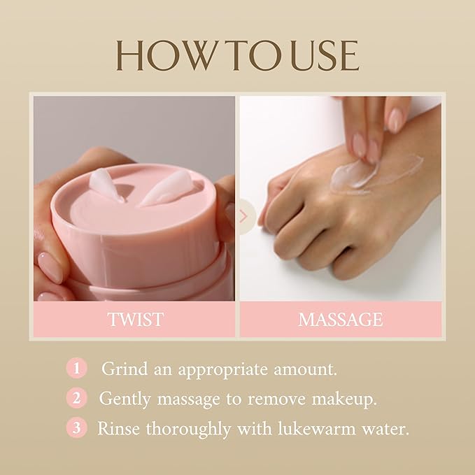 LA MUSE Melting Grinding Cleansing Balm 6.76 fl oz | Hydrating Facial Wash | Exfolaiation Management | Makeup Remover Balm | Moisturizing Pore Cleanser | Soft Melt | Elastic Care | Korean Skin Care