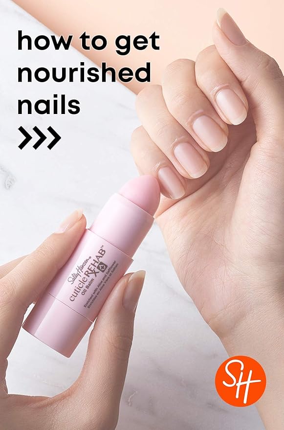 Sally Hansen Nail Treatment Cuticle Rehab Oil Balm | Infused with Natural Essential Oils & Vitamin E | Nourishes & Conditions Dry Nails-& Cuticles,(Pack of 2)