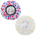 2 Pcs Deep Conditioning Cap, Double Layer Heat Cap Steam Cap Processing Caps Shower Cap for Natural Hair Deep Conditioning
