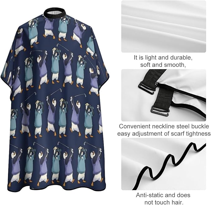 Barber Cape for Kids Funny Duck Haircut Cape Professional Salon Cape Waterproof Hair Cutting Styling Haircut Apron
