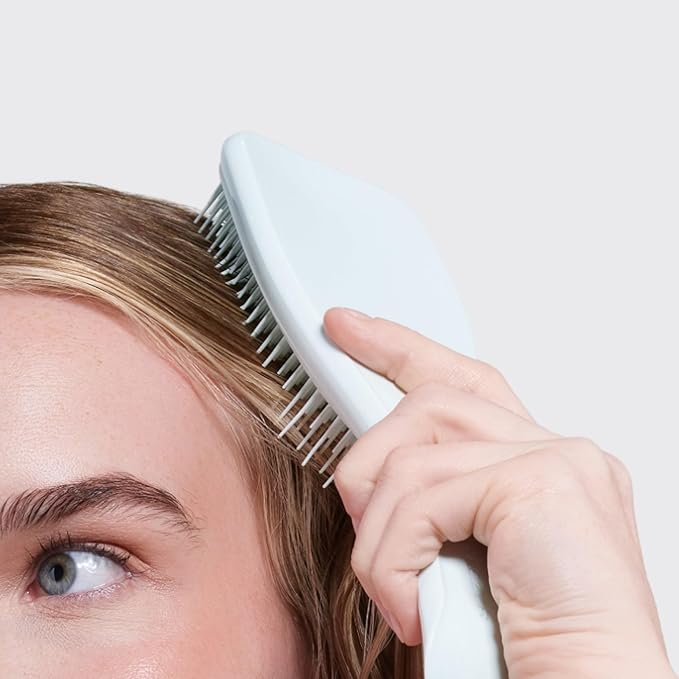 Tangle Teezer Fine Ultimate Detangler Brush, Dry & Wet Hair Brush to Detangle & Reduce Breakage for Fine Hair Types, Large, Seafoam Blue