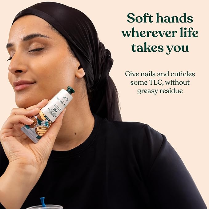 The Body Shop Shea Hand Cream – Nutty Fragrance, On-the-Go Hydration & Protection – 1.0 oz