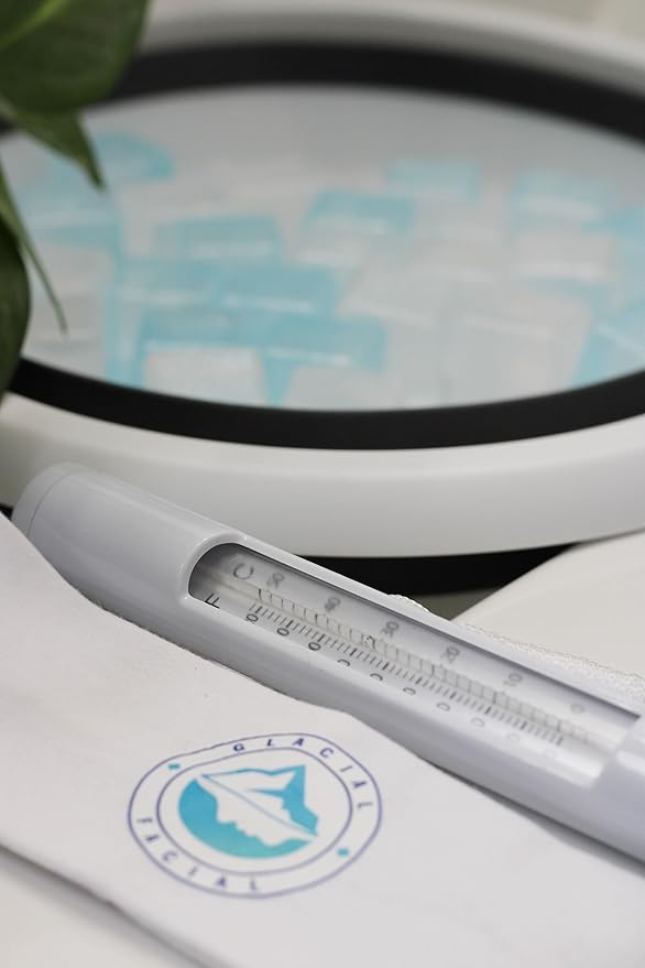 Glacial Facial Ice Water Face Plunge Kit, Chemical Free, Face Mask Alternative for Smooth Skin