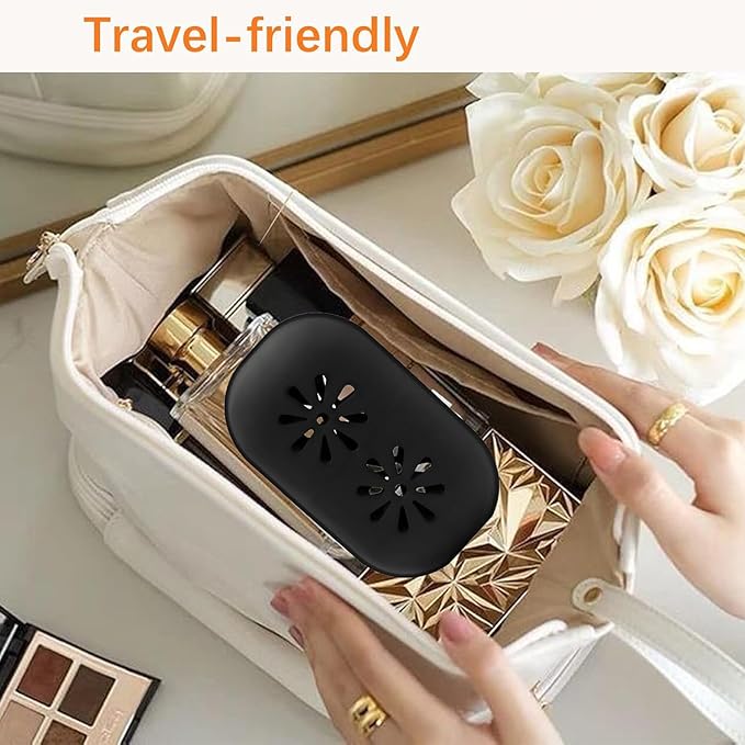 Eatra Large 2 in 1 Makeup Sponge Holder,Travel Make Up Sponges Organizer,Silicone Quick Drying Make Up Sponge Case, With Bonus Blender Sponges,Suitable for Business or Travel (Black)