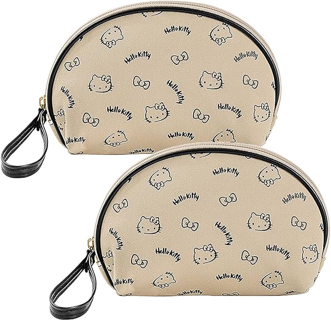 AmBealla 2PCS Cosmetic Bag Storage Purse Bag for Women,Cute Compact Travel Makeup Bag for Keys and Phone,Practical for Girls,Travel Bag for Toiletry