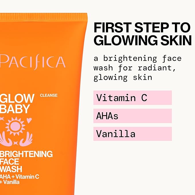 Pacifica, Face Wash Glow Baby Brightening, 5 Fl Oz