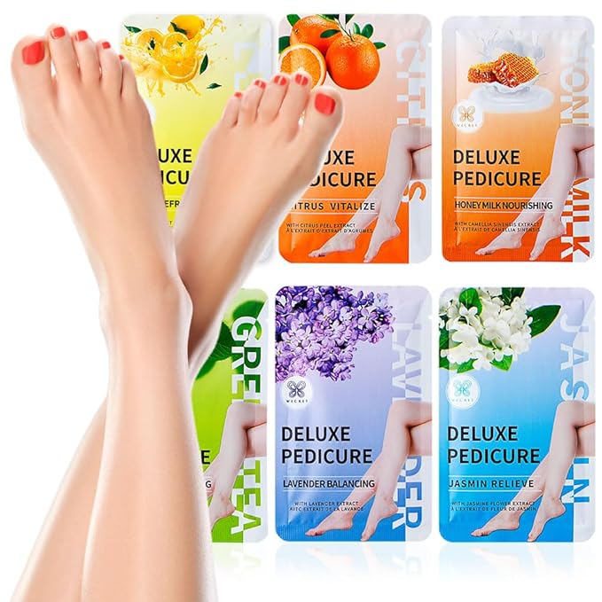 12 Pack Foot Soak with Sea Salt-Toenail Repair Softens Thick Calluses Stubborn Foot Odor Relaxing Spa Athletes Foot Burning & Itching Damaged Discolored Nails A Natural Callus Remover 14.8oz