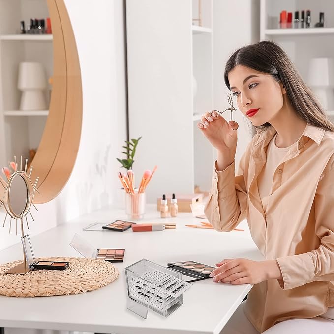 Lash Organizers and Storage, Small 5-Layer Lash Trays for Lash Extensions,Transparent lash tray Organizer, Eyelash Storage Box.