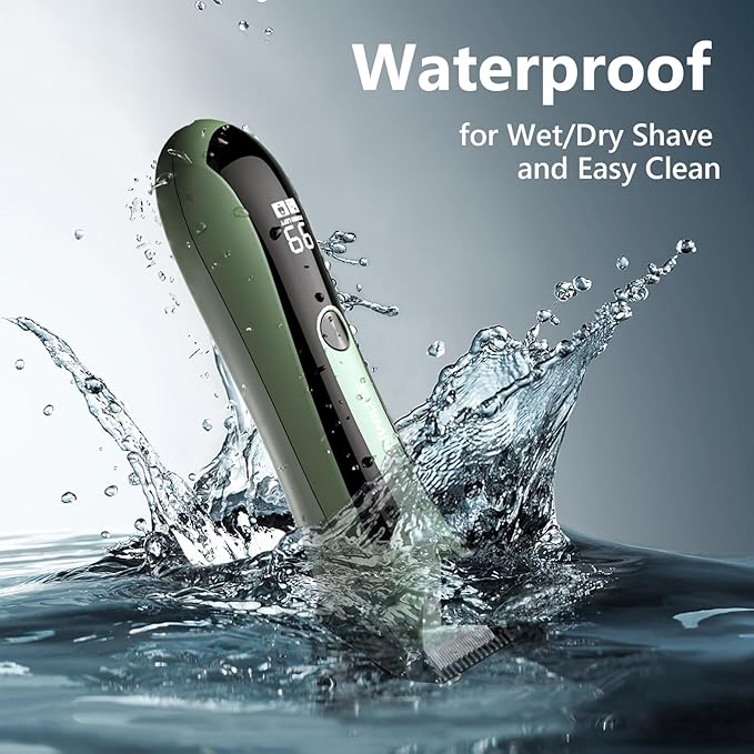 Electric Ball Groomer - Wet/Dry Clippers, Pubic & Body Shaver Men