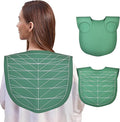 Professional Hair Cutting Cape with Geometric Grid Pattern, Longer Silicone Waterproof Cutting Mat,Neck Guide