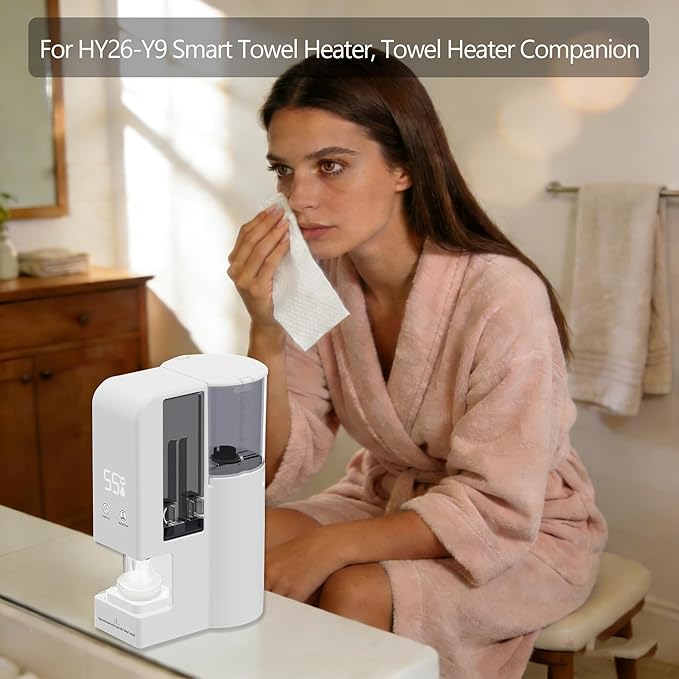 Disposable Face Towel hot face Towel， AK-SHIP Towels Suitable for Towel Warmers for Your Face,Can be Used in Towel dispensers or manually Soaked in Water.(60 pcs Soft Towels)