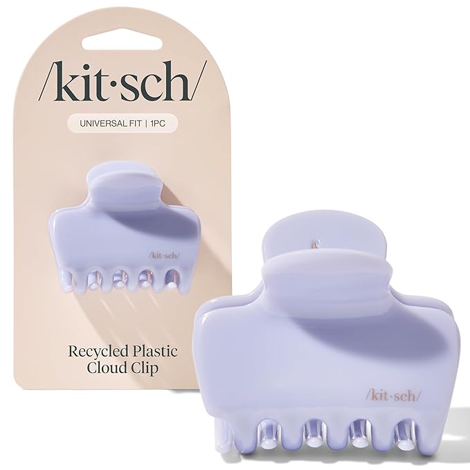 Kitsch Hair Clips for Women - Strong Hold Claw Clips | Non-Slip, Durable Plastic | Stylish Hair Accessories for Everyday Use | Ideal Gifts for Women - Hydrangea Breeze, 1pc