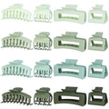Hair Claws 16 Pcs Hair Clips for Women Thin Thick Curly Hair Large and Small Matte Banana Clips Strong Hold Nonslip