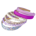 Fashion Pearl Hairbands Set - Non-Slip Hair Accessories with Different Patterns for Women and Girls