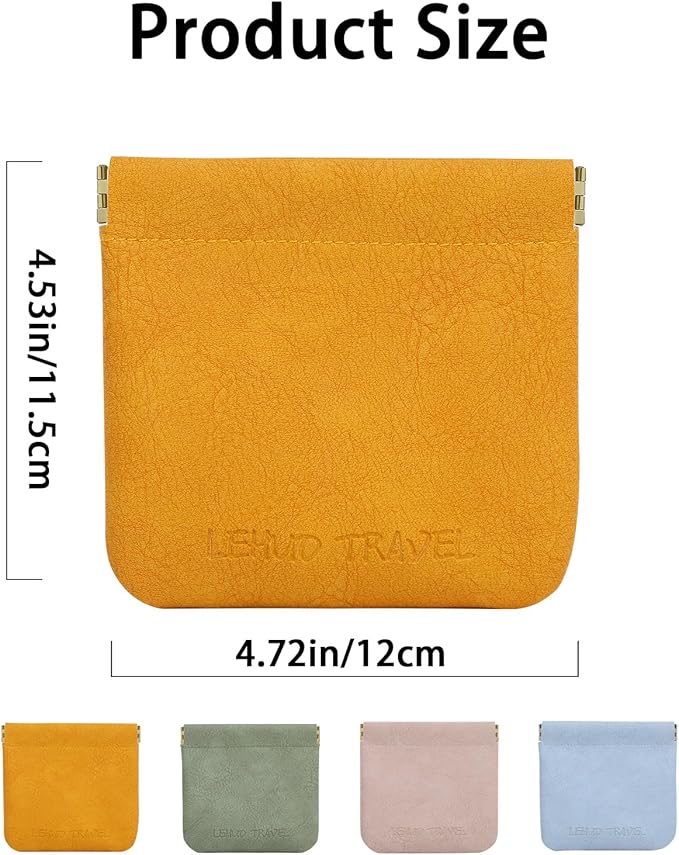 RIGHT AWAY 3 PCS Small Makeup Bag for Purse,Mini Cosmetic Organizer Make Up Bag for Women,Squeeze Coin Purse Pouch,Portable Tiny Makeup Pouches for Cosmetic Accessories,Lipstick, Jewelry, Card, Coins
