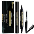 Beard Pen Beard Pencil Filler for Men Beard Filler 4 Tip Pen for Natural Looking Beard 2PCS Beard Pencil & 1PCS Double Head Beard Brush Double Head Four Fork Eyebrow Pencil Eyeliner (Dark Brown)