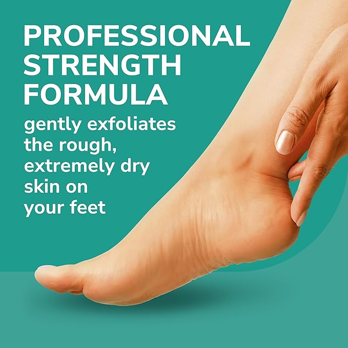 Dr Scholl's Dry, Flaky Skin Remover Ultra Exfoliating Foot Lotion with Urea for Rough Dry Cracked Feet, Heal and Moisturize for Healthy Looking Feet, Intensive Foot Care, Alpha Hydroxy Acids, 3.5 oz