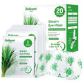 20 Packs Steam Eye Mask, Heated Eye Mask Warm Compress for Eyes, Disposable Self Heating Steam Mask Sleep, Spa, Travel Essentials & Relaxation Gifts for Women, Stocking Stuffers (Lemongrass)