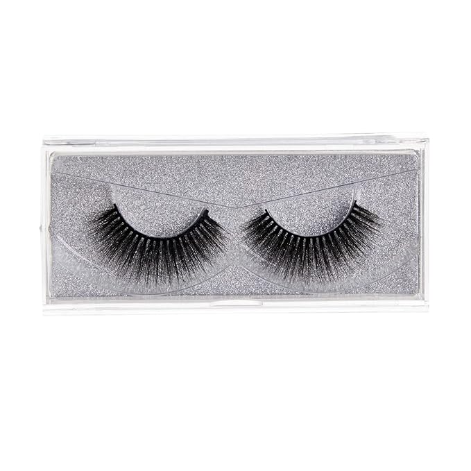 Stockroom Plus Empty Clear Eyelash Storage Case - Protect & Organize False Eyelashes - Store Magnetic Lashes & Lash Clusters - Travel Makeup Case Organizer - 30 Pack, Silver, 4.4 x 2 in