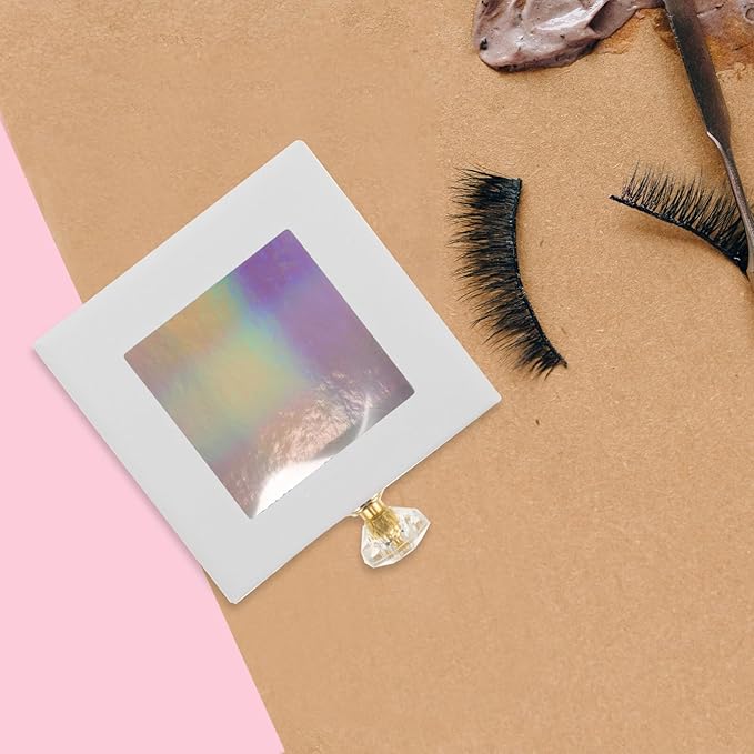 Eyelash Storage Case Magnetic Closure Elegant Travel Organizer for False Lashes Compact and Portable Eyelash Holder for Easy Access and Application for Occasion