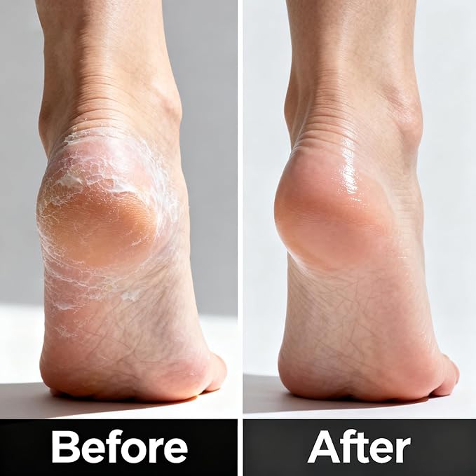 Professional Callus Remover for Feet & Foot File - Gentle on Skin, Pedicure Tool for Hard Skin, Rough & Cracked Heels - Wet/Dry Use Foot Scraper & Dead Skin Remover