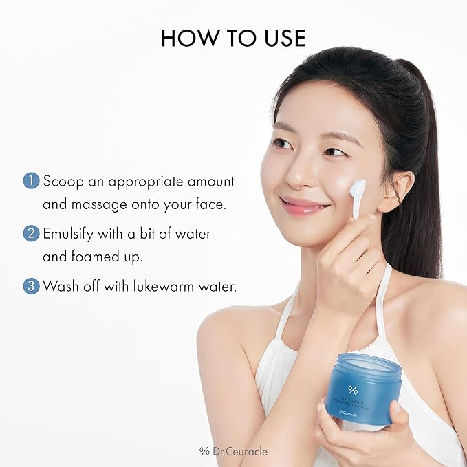 Dr.Ceuracle Hyal Reyouth Melting Foaming Balm - Cleansing Balm to Foam with Hyaluronic Acid, Moisturizing Makeup Remover & Wash-Off Mask, Korean Skincare (100 ml / 3.38 fl. oz.)