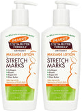 Palmer's Cocoa Butter Formula Massage Lotion with Collagen and Elastin | For Stretch Marks | Pregnancy Skin Care | With Argan Oil and Shea Butter | 8.5 oz Pack of 2