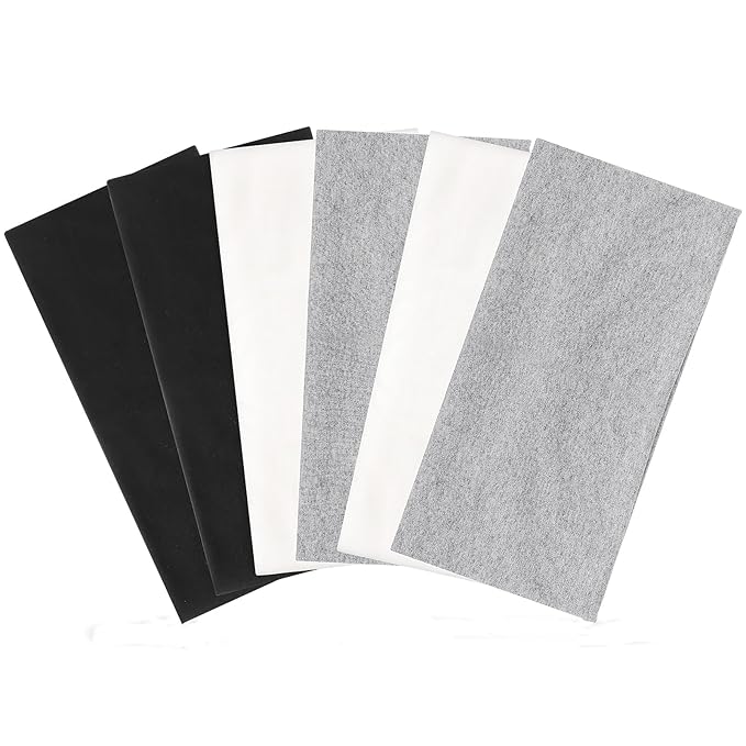 Cotton Wide Headbands for Workout Yoga, 9.3x4.7inch Non-Slip Headband for Mother's Day Sports Gift Large Thick Head Bands for Running Daily Wear