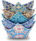 Cotton Microwavable Bowl Cozy ，Set of 6，Microwave-Safe Hot Bowl Holders, Soup Bowl Cozy Hot Pads，Prevent Hand from Heat and Maintain Food Warm，Ideal Household Gift Store (C)