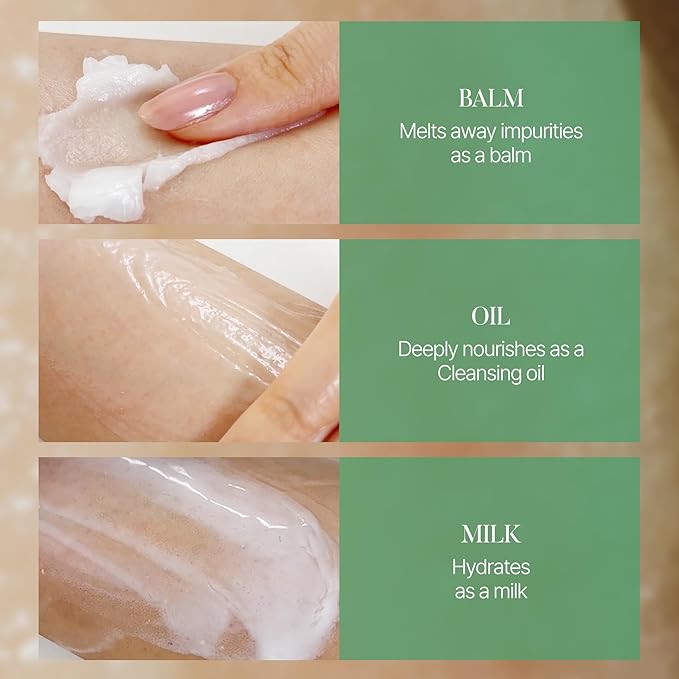 shaishaishai GREEN PAPAYA Pore Deep Cleansing Balm, Makeup Remover, Gentle Exfoliating, Pore Cleaner, Black Head Remover for Face, Oil Cleanser with Jojoba Oil, Korean Skin Care, 2.87oz