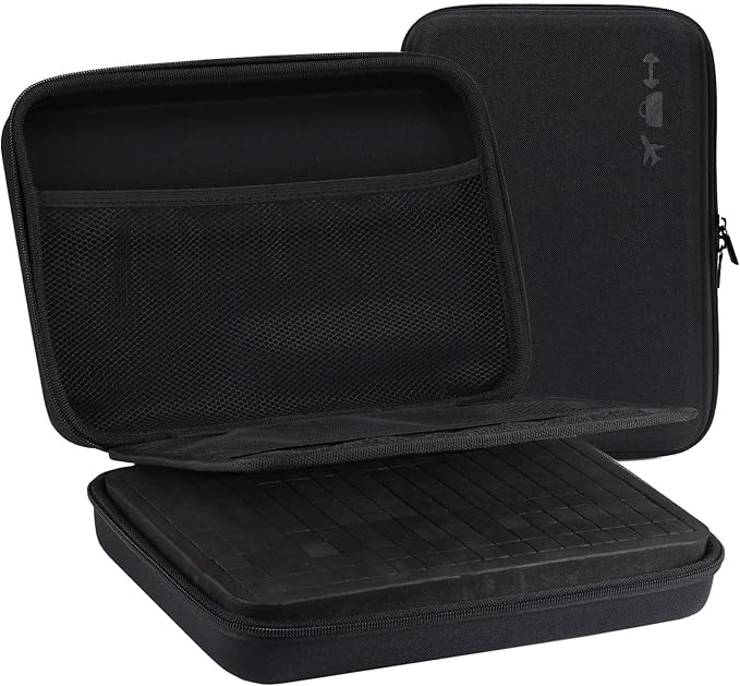 +skin PackPro Customizable Travel Case Bag Waterproof Toiletry, Electronics Organizer Pluckable Foam Insert Grooming, Shaving Kit, Cologne, Razor, Tech Accessories, Essentials (Black, Core (Medium))