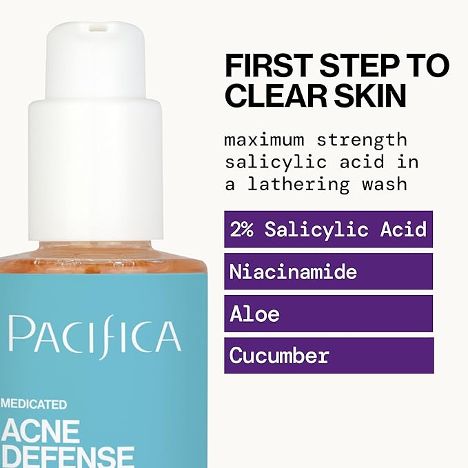 Pacifica, Face Wash Acne Defense, 5.8 Fl Oz