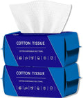 200 Count Disposable Face Towel, Dual-Textured Clean Wipes – Dry/Wet Use, Ultra-Soft Facial Towels, Lint-Free Face Towel Disposable for Women Cleansing, Makeup, Travel