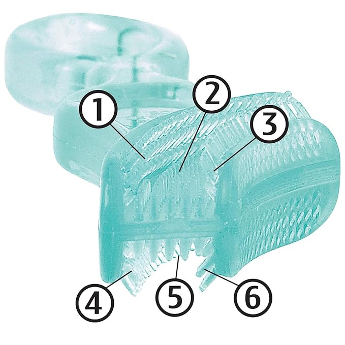 Brilliant Oral Care Baby’s First Toothbrush, Smooth Silicone Bristles Gently Clean Tender Teeth and Gums, for Ages 4+ Months, Clear, 2 Pack