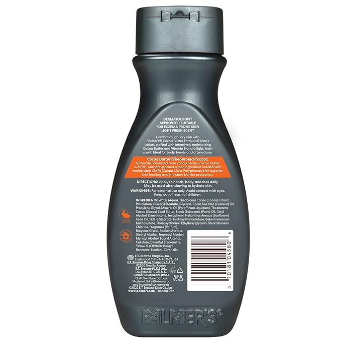 Palmer's Cocoa Butter Formula Men's 3-in-1 Fast Absorbing Face & Body Lotion, 8.5 oz.