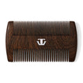 Sandalwood Beard Comb for Men with Mother of Pearl Inlay, Premium Grooming Wood & Wooden Comb for Beard and Mustache