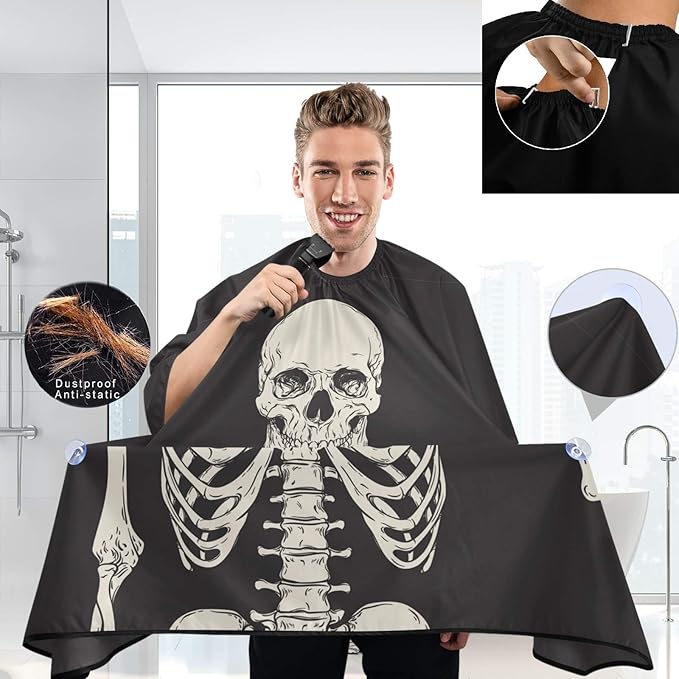 visesunny Professional Barber Cape Polyester Hair Cutting Salon Cape Apron Anti-Static Beard Bib