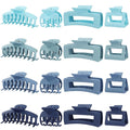 Hair Claws 16 Pcs Hair Clips for Women Thin Thick Curly Hair Large and Small Matte Banana Clips Strong Hold Nonslip