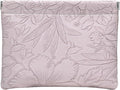 Floral Leather Makeup Pouch Set for Women Small Make Up Bag for Purse Waterproof Initial Makeup Cosmetic Bags Pouches for Purse Aesthetic Travel Toiletry Bag, Purple