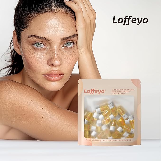 20PCS Travel Cleansing Oil Makeup Remover, Individually Mini Size Packaged Units, Moisturizing Pomegranate Seed, Travel Essential, Hotel Use