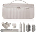 Travel Carrying Case for Hair Dryer Shark Flexstyle Dyson Airwrap Brush Hair Accessories Tools Storage Bag for Revlon Hairdryer Styler Organizer (Camel)