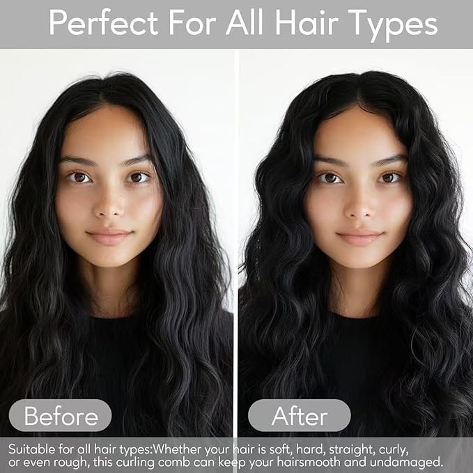 Curly Hair Brush Black, Volume Curl Defining Brush for Effortlessly Detangling Shaping and Styling Men's Women's Curls, Waves & Coils, Curly Hair Products, Reduce Frizz