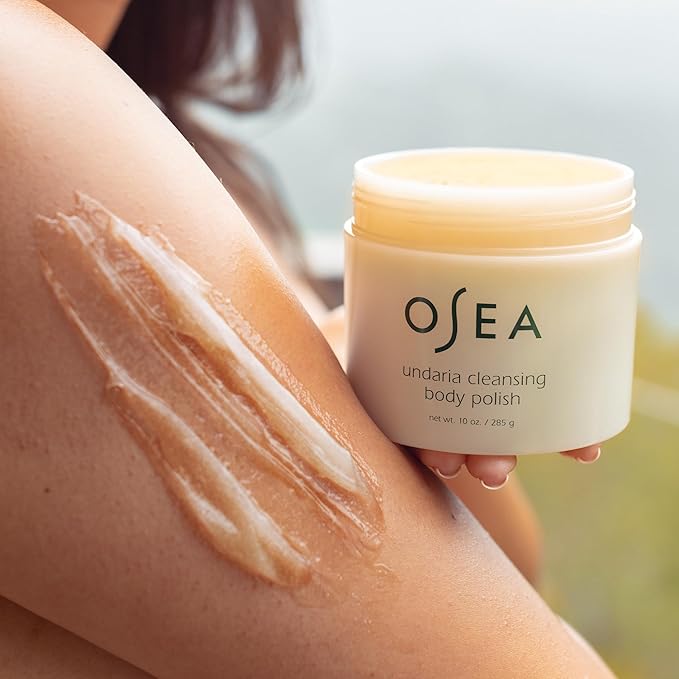 OSEA Undaria Exfoliate & Glow Duo - Undaria Algae Body Oil & Undaria Cleansing Body Polish