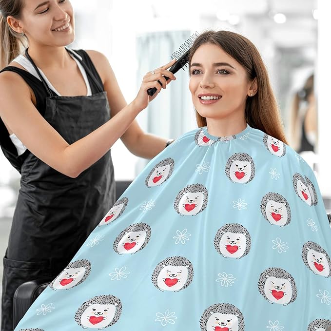 visesunny Professional Barber Cape Polyester Hair Cutting Salon Cape Apron Anti-Static Beard Bib